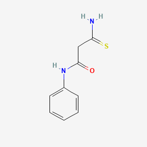 molecular formula C9H10N2OS B1620669 乙酰苯胺, 2-(硫代氨基甲酰基)- CAS No. 59749-96-1