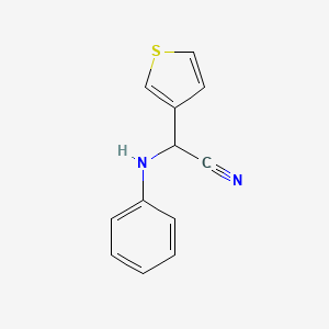 molecular formula C12H10N2S B1620672 苯氨基-噻吩-3-基-乙腈 CAS No. 904817-00-1
