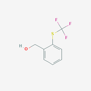 molecular formula C8H7F3OS B1620683 2-(三氟甲基硫代)苯甲醇 CAS No. 239463-93-5