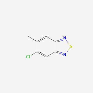 molecular formula C7H5ClN2S B1620696 5-氯-6-甲基-2,1,3-苯并噻二唑 CAS No. 50636-02-7