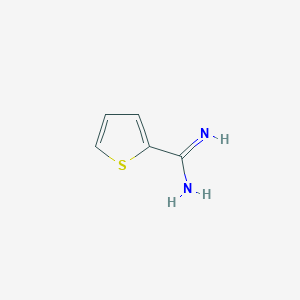 molecular formula C5H6N2S B1620697 Thiophene-2-carboximidamide CAS No. 54610-75-2