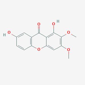molecular formula C15H12O6 B162070 1,7-二羟基-2,3-二甲氧基黄酮 CAS No. 78405-33-1