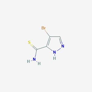 molecular formula C4H4BrN3S B1620703 4-bromo-1H-pirazol-3-carbothioamida CAS No. 289504-61-6