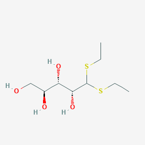 molecular formula C9H20O4S2 B1620723 L-阿拉伯糖二乙二硫缩醛 CAS No. 43179-48-2