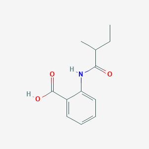 molecular formula C12H15NO3 B1620731 2-[(2-甲基丁酰)氨基]苯甲酸 CAS No. 713493-20-0