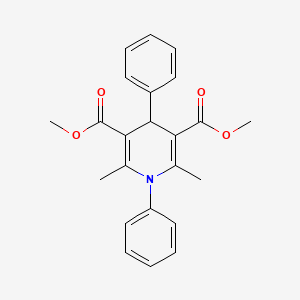 B1620732 Dimethyl 2,6-dimethyl-1,4-diphenyl-1,4-dihydropyridine-3,5-dicarboxylate CAS No. 83300-85-0
