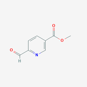 molecular formula C8H7NO3 B162074 6-甲酰基尼克酸甲酯 CAS No. 10165-86-3