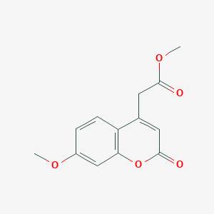 molecular formula C13H12O5 B1620740 （7-甲氧基-2-氧代-2H-色满-4-基）乙酸甲酯 CAS No. 62935-73-3