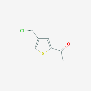 B1620741 1-[4-(Chloromethyl)-2-thienyl]ethanone CAS No. 33148-79-7