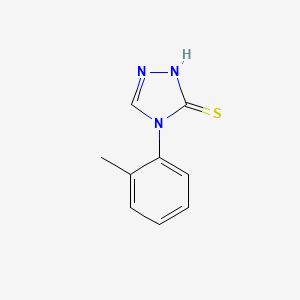 molecular formula C9H9N3S B1620757 4-(2-甲基苯基)-4H-1,2,4-三唑-3-硫醇 CAS No. 36017-19-3