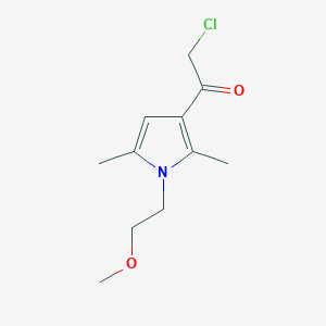 B1620762 2-Chloro-1-[1-(2-methoxy-ethyl)-2,5-dimethyl-1H-pyrrol-3-yl]-ethanone CAS No. 379241-47-1