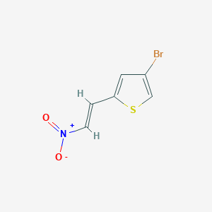 molecular formula C6H4BrNO2S B1620776 4-Bromo-2-(2-nitrovinyl)thiophene CAS No. 28783-35-9