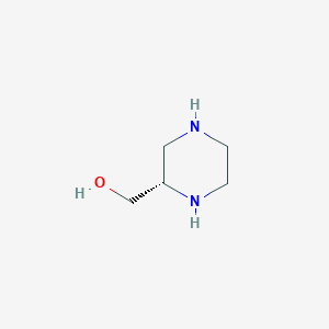 molecular formula C5H12N2O B162078 (S)-2-Hydroxymethyl-piperazine CAS No. 126872-94-4