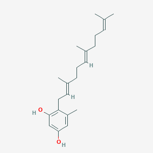 molecular formula C22H32O2 B162079 新牛肝菌素 CAS No. 23665-96-5