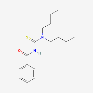 B1620797 N-[(Dibutylamino)thioxomethyl]-benzamide CAS No. 68141-55-9