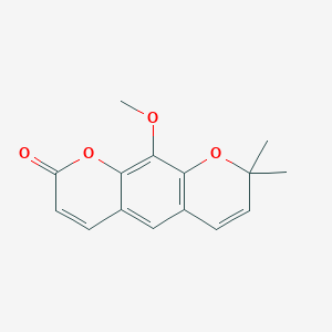 molecular formula C15H14O4 B162081 Luvangetin CAS No. 483-92-1