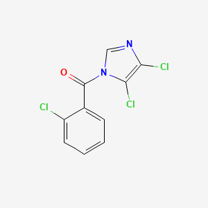 B1620834 (2-Chlorophenyl)(4,5-dichloro-1H-imidazol-1-YL)methanone CAS No. 649578-68-7