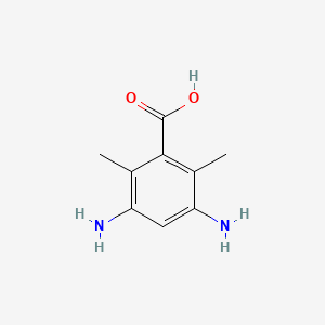 B1620890 3,5-Diamino-2,6-dimethylbenzoic acid CAS No. 219297-24-2