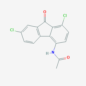 B162090 N-(1,7-dichloro-9-oxofluoren-4-yl)acetamide CAS No. 1785-05-3
