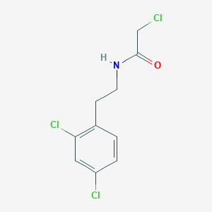molecular formula C10H10Cl3NO B1620902 2-氯-N-[2-(2,4-二氯苯基)乙基]乙酰胺 CAS No. 34162-22-6