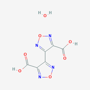 B1620914 4-(4-carboxy-1,2,5-oxadiazol-3-yl)-1,2,5-oxadiazole-3-carboxylic Acid Hydrate CAS No. 306935-61-5
