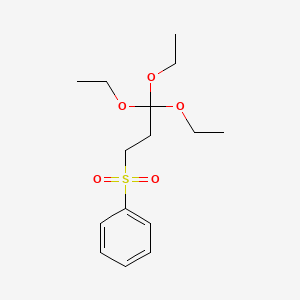 3,3,3-Triethoxypropylsulfonylbenzene