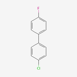 molecular formula C12H8ClF B1620935 4-Chloro-4'-fluorobiphenyl CAS No. 398-22-1