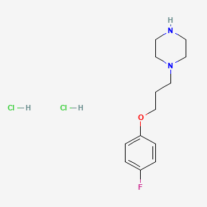 molecular formula C13H21Cl2FN2O B1620939 1-[3-(4-氟苯氧)丙基]哌嗪二盐酸盐 CAS No. 537037-78-8