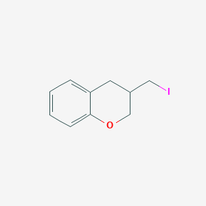 B1620950 3,4-Dihydro-3-(iodomethyl)-2h-1-benzopyran CAS No. 206353-40-4