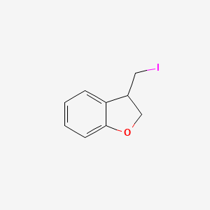 molecular formula C9H9IO B1620952 3-(Iodomethyl)-2,3-dihydro-1-benzofuran CAS No. 78739-83-0