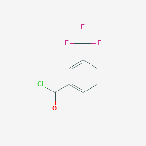 molecular formula C9H6ClF3O B1620967 2-methyl-5-(trifluoromethyl)benzoyl Chloride CAS No. 261952-08-3