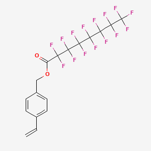 molecular formula C17H9F15O2 B1620976 4-Vinylbenzyl perfluorooctanoate CAS No. 230295-06-4