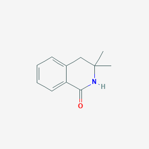molecular formula C11H13NO B1620992 3,3-dimethyl-3,4-dihydroisoquinolin-1(2H)-one CAS No. 26278-65-9