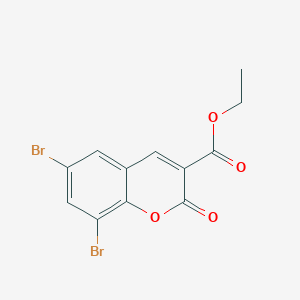 molecular formula C12H8Br2O4 B1621001 ethyl 6,8-dibromo-2-oxo-2H-chromene-3-carboxylate CAS No. 2199-89-5