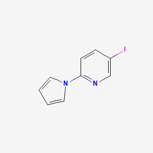 molecular formula C9H7IN2 B1621005 5-iodo-2-(1H-pyrrol-1-yl)pyridine CAS No. 338748-93-9