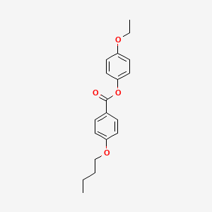 molecular formula C19H22O4 B1621012 4-Butoxy-benzoic acid 4-ethoxy-phenyl ester CAS No. 53146-63-7