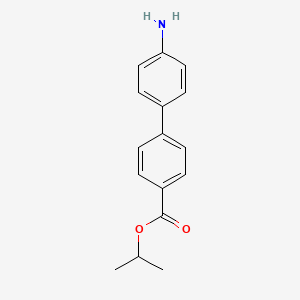 molecular formula C16H17NO2 B1621042 Isopropyl 4'-amino-[1,1'-biphenyl]-4-carboxylate CAS No. 728919-08-2