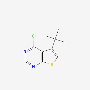 B1621044 5-tert-Butyl-4-chlorothieno[2,3-d]pyrimidine CAS No. 827614-41-5