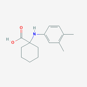 B1621048 1-[(3,4-Dimethylphenyl)amino]cyclohexanecarboxylic acid CAS No. 725252-85-7