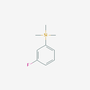 molecular formula C9H13FSi B1621051 (3-氟苯基)三甲基硅烷 CAS No. 7217-41-6