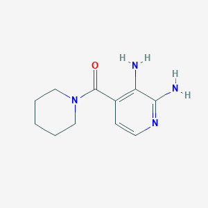 B1621053 1-[(2,3-Diamino-4-pyridinyl)carbonyl]-piperidine CAS No. 273196-54-6