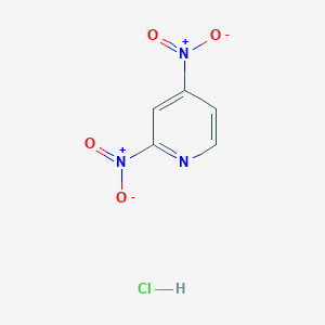 molecular formula C5H4ClN3O4 B1621056 2,4-dinitropyridine Hydrochloride CAS No. 73883-48-4