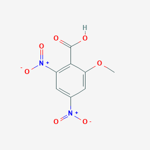 molecular formula C8H6N2O7 B1621057 2-甲氧基-4,6-二硝基苯甲酸 CAS No. 95192-63-5