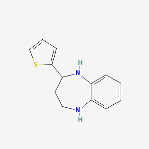 molecular formula C13H14N2S B1621068 2-(tiofen-2-il)-2,3,4,5-tetrahidro-1H-1,5-benzodiazepina CAS No. 904813-50-9