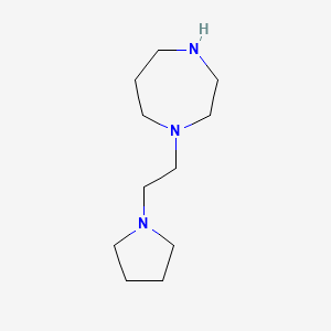 molecular formula C11H23N3 B1621075 1-(2-Pyrrolidin-1-yl-ethyl)-[1,4]diazepane CAS No. 885952-61-4