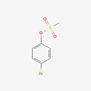 molecular formula C7H7BrO3S B1621078 （4-溴苯基）甲磺酸酯 CAS No. 68574-35-6