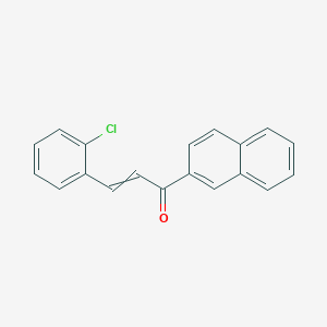 molecular formula C19H13ClO B1621086 3-(2-Chlorophenyl)-1-naphthalen-2-ylprop-2-en-1-one CAS No. 57221-64-4