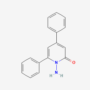 molecular formula C17H14N2O B1621088 1-Amino-4,6-diphenyl-1,2-dihydropyridin-2-one CAS No. 26478-97-7