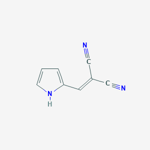 molecular formula C8H5N3 B1621117 2-(1H-吡咯-2-基亚甲基)丙二腈 CAS No. 15031-03-5