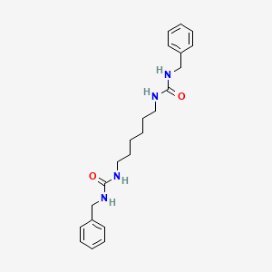 molecular formula C22H30N4O2 B1621131 Urea, N,N''-1,6-hexanediylbis[N'-(phenylmethyl)- CAS No. 39072-70-3